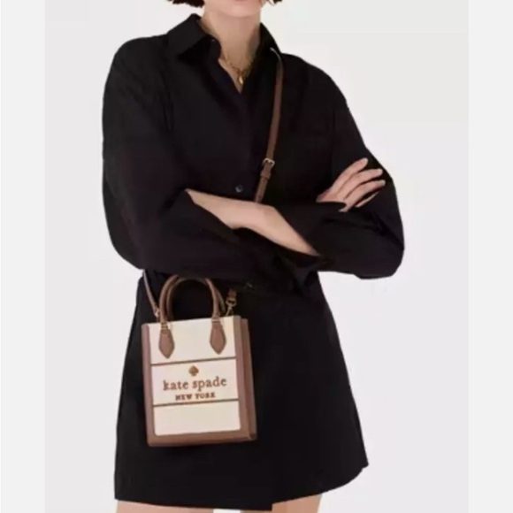 Kate Spade Ellie Mini Tote Warm Gingerbread NWT - Picture 12 of 13